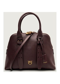 Pinko Skórzany kuferek BOWLING BAG MEDIUM ze sklepu Gomez Fashion Store w kategorii Kuferki - zdjęcie 187370913