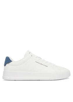 Tommy Hilfiger Sneakersy Th Court Lth Detail Ess FM0FM05367 Biały ze sklepu MODIVO w kategorii Buty sportowe męskie - zdjęcie 187370930