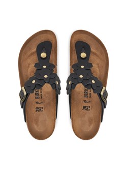 Birkenstock Japonki Gizeh Flowers 1026719 Czarny ze sklepu MODIVO w kategorii Klapki damskie - zdjęcie 187370983