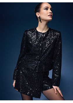 Mohito - Marynarka z cekinami - czarny ze sklepu Mohito w kategorii Marynarki damskie - zdjęcie 187371192