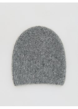 Reserved - Czapka z alpaką - jasnoszary ze sklepu Reserved w kategorii Czapki zimowe damskie - zdjęcie 187371412