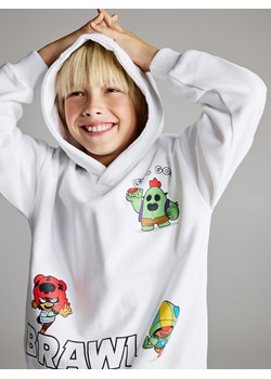 Reserved - Bluza Brawl Stars - biały ze sklepu Reserved w kategorii Bluzy chłopięce - zdjęcie 187371482