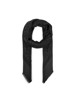 Chusta Calvin Klein Emblem Aop Tonal LV04D8063G Czarny ze sklepu eobuwie.pl w kategorii Szaliki i chusty damskie - zdjęcie 187373432