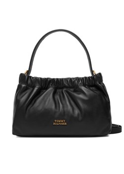 Torebka Tommy Hilfiger Soft Leather Mini Crossover AW0AW18306 Czarny ze sklepu eobuwie.pl w kategorii Torebki damskie - zdjęcie 187373461
