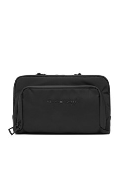 Kosmetyczka Tommy Hilfiger Th Travel Washbag AM0AM13950 Czarny ze sklepu eobuwie.pl w kategorii Kosmetyczki - zdjęcie 187373462