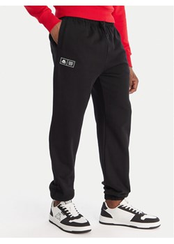 Kappa Spodnie dresowe Olmos 311M2TW Czarny Regular Fit ze sklepu MODIVO w kategorii Spodnie męskie - zdjęcie 187373844