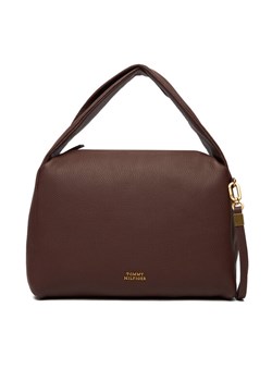 Tommy Hilfiger Torebka City Leather Shoulder Bag AW0AW18152 Brązowy ze sklepu MODIVO w kategorii Torebki damskie - zdjęcie 187373883