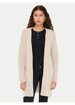 ONLY Kardigan Talio 15358604 Beżowy Regular Fit ze sklepu MODIVO w kategorii Swetry damskie - zdjęcie 187373900