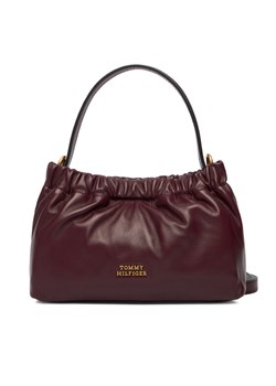 Tommy Hilfiger Torebka Soft Leather Mini Crossover AW0AW18306 Bordowy ze sklepu MODIVO w kategorii Torebki damskie - zdjęcie 187373902