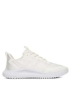 Calvin Klein Sneakersy Eva Runner Lace Up Mat Mix YM0YM01442 Biały ze sklepu MODIVO w kategorii Buty sportowe męskie - zdjęcie 187373943
