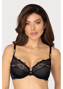 Biustonosz miękki Róża Zulaj czarny ze sklepu kontri.pl w kategorii Biustonosze - zdjęcie 187374624