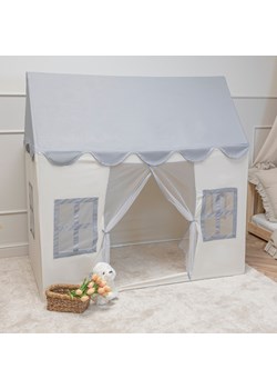 KiddyMoon Domek do zabawy PH-002 Zabawka namiot dla dzieci, white-grey ze sklepu kontri.pl w kategorii Zabawki - zdjęcie 187374640