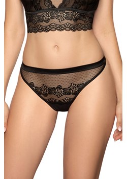 Stringi Róża Ellba czarny ze sklepu kontri.pl w kategorii Majtki damskie - zdjęcie 187374803