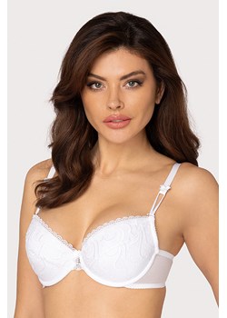Biustonosz push-up Róża Anuk biały ze sklepu kontri.pl w kategorii Biustonosze - zdjęcie 187374804