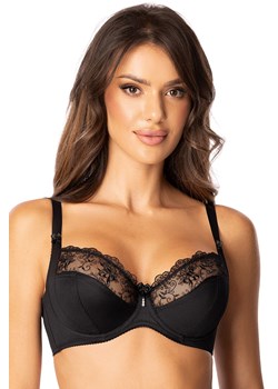 Biustonosz miękki Róża Ljufu czarny ze sklepu kontri.pl w kategorii Biustonosze - zdjęcie 187375113