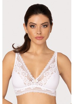 Biustonosz braletka Róża Gizela biały ze sklepu kontri.pl w kategorii Biustonosze - zdjęcie 187375144