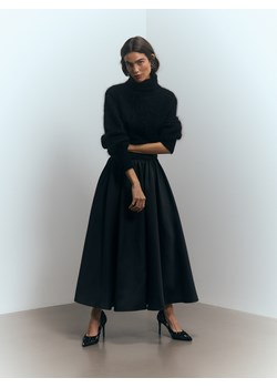 Reserved - Rozkloszowana spódnica midi - czarny ze sklepu Reserved w kategorii Spódnice - zdjęcie 187375251