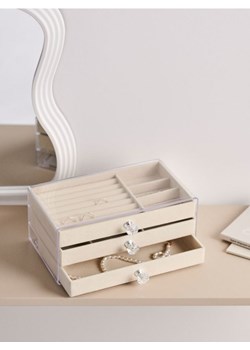 Sinsay - Pudełko do przechowywania - beżowy ze sklepu Sinsay w kategorii Pudełka i pojemniki - zdjęcie 187376162