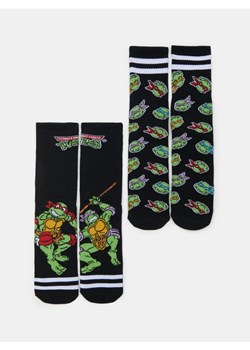 Sinsay - Skarpetki 2 pack Teenage Mutant Ninja Turtles - wielobarwny ze sklepu Sinsay w kategorii Skarpetki męskie - zdjęcie 187376172