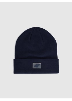 Dziecięca czapka zimowa 4F 4FJRAW25ACAPU0743 - granatowa ze sklepu Sportstylestory.com w kategorii Czapki dziecięce - zdjęcie 187376352