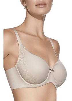 Biustonosz miękki bez wypełnienia na fiszbinach beżowy RITA, Kolor beżowy, Rozmiar 100C, Selene ze sklepu Primodo w kategorii Biustonosze - zdjęcie 187376850