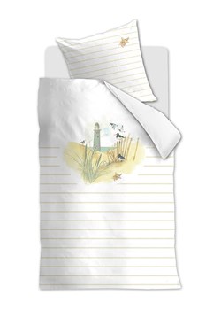 Beddinghouse Komplet pościeli &quot;Summer Tide&quot; w kolorze biało-beżowym ze sklepu Limango Polska w kategorii Pościele - zdjęcie 187376974