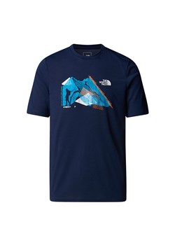 Koszulka męska The North Face Backpacking 0A8E1C8K21 - granatowa ze sklepu streetstyle24.pl w kategorii T-shirty męskie - zdjęcie 187377614