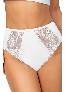 Donna figi damskie z wysokim stanem białe 246, Kolor biały, Rozmiar S, Donna ze sklepu Intymna w kategorii Majtki damskie - zdjęcie 187377723