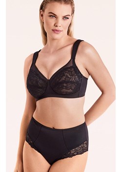 Figi damskie modelujące z wysokim stanem czarne Perla Pizzo, Kolor czarny, Rozmiar M, INFIORE ze sklepu Intymna w kategorii Majtki damskie - zdjęcie 187377794