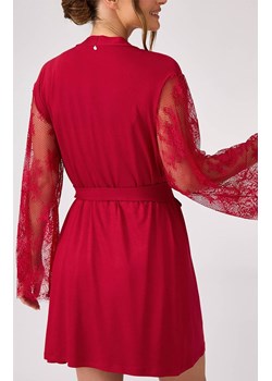 Marilyn koronkowy peniuar damski Merlot, Kolor czerwony, Rozmiar S/M, Marilyn ze sklepu Intymna w kategorii Szlafroki damskie - zdjęcie 187377834
