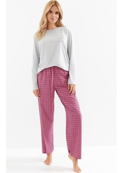 Długa piżama damska Madlen 3512, Kolor szary melanż, Rozmiar XL, Taro ze sklepu Intymna w kategorii Piżamy damskie - zdjęcie 187377951