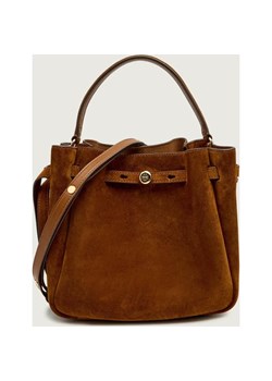 TORY BURCH Worek Romy | zamsz ze sklepu Gomez Fashion Store w kategorii Torebki worki - zdjęcie 187378652