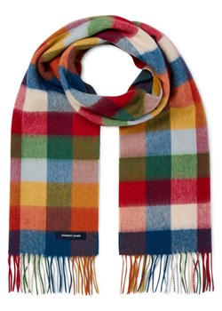 Andrew James Męski wełniany szalik Mężczyźni Wełna wielokolorowy w kratkę ze sklepu vangraaf w kategorii Szaliki męskie - zdjęcie 187380143