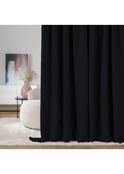 Zasłona zaciemniająca na taśmie marszczącej  czarny 140 x 280 cm 1 szt. ze sklepu dekoria.pl w kategorii Zasłony - zdjęcie 187380240