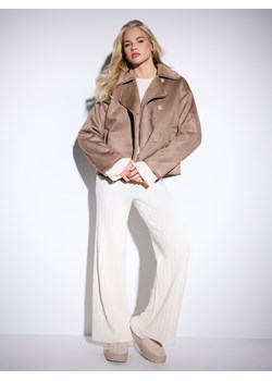 Mohito - Sweter z warkoczowym splotem - kremowy ze sklepu Mohito w kategorii Swetry damskie - zdjęcie 187380514