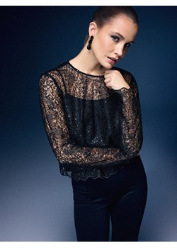 Mohito - Bluzka z ozdobnymi detalami - czarny ze sklepu Mohito w kategorii Bluzki damskie - zdjęcie 187380533