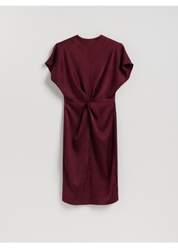 Reserved - Sukienka w zwierzęcy wzór - bordowy ze sklepu Reserved w kategorii Sukienki - zdjęcie 187380802