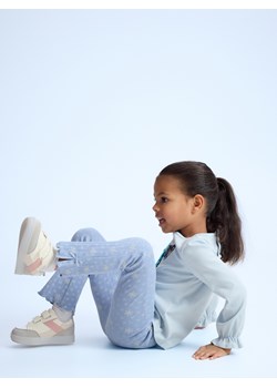 Reserved - Legginsy flare z kokardkami - jasnoniebieski ze sklepu Reserved w kategorii Spodnie dziewczęce - zdjęcie 187381101