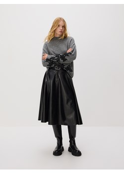 Reserved - Sweter z ozdobną aplikacją - szary ze sklepu Reserved w kategorii Swetry damskie - zdjęcie 187381213