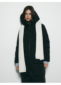 Reserved - Szalik z domieszką kaszmiru - kremowy ze sklepu Reserved w kategorii Szaliki i chusty damskie - zdjęcie 187381283