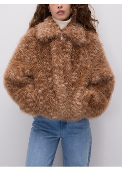 Reserved - Kurtka z imitacji futra - wielobarwny ze sklepu Reserved w kategorii Futra damskie - zdjęcie 187381320