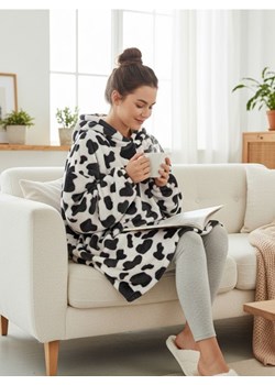 Sinsay - Bluza snuddie - biały ze sklepu Sinsay w kategorii Bluzy damskie - zdjęcie 187382161