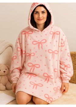 Sinsay - Bluza snuddie - różowy ze sklepu Sinsay w kategorii Bluzy damskie - zdjęcie 187382162