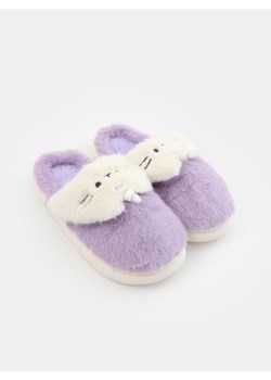 Sinsay - Kapcie z futerkiem Pusheen the Cat - fioletowy ze sklepu Sinsay w kategorii Kapcie damskie - zdjęcie 187382250