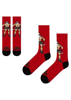 Skarpetki Niegrzeczny Mikołaj Kulturysta ze sklepu Sklep SOXO w kategorii Skarpetki męskie - zdjęcie 187382293