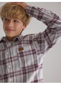 Reserved - Koszula w kratę - jasnoszary ze sklepu Reserved w kategorii Koszule chłopięce - zdjęcie 187382522
