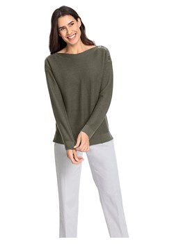 WITT WEIDEN Sweter w kolorze khaki ze sklepu Limango Polska w kategorii Swetry damskie - zdjęcie 187383950