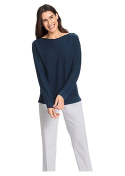 WITT WEIDEN Sweter w kolorze granatowym ze sklepu Limango Polska w kategorii Swetry damskie - zdjęcie 187383952