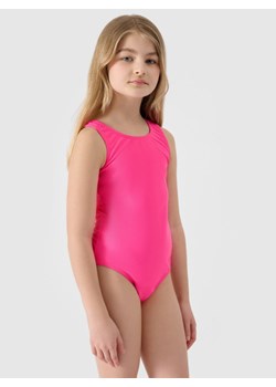 Dziewczęcy kostium kąpielowy jednoczęściowy 4F 4FJWMM00USWSF074 - różowy ze sklepu Sportstylestory.com w kategorii Stroje kąpielowe - zdjęcie 187384140