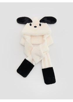 Reserved - Szalik z kapturem - złamana biel ze sklepu Reserved w kategorii Szaliki dziecięce - zdjęcie 187384820